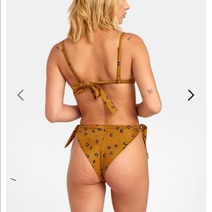 RVCA Chitah High Rise bikini bottom
